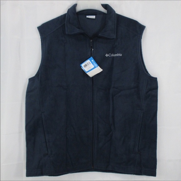 COLUMBIA Navy Blue Vest NWT Size Large - Picture 7 of 7